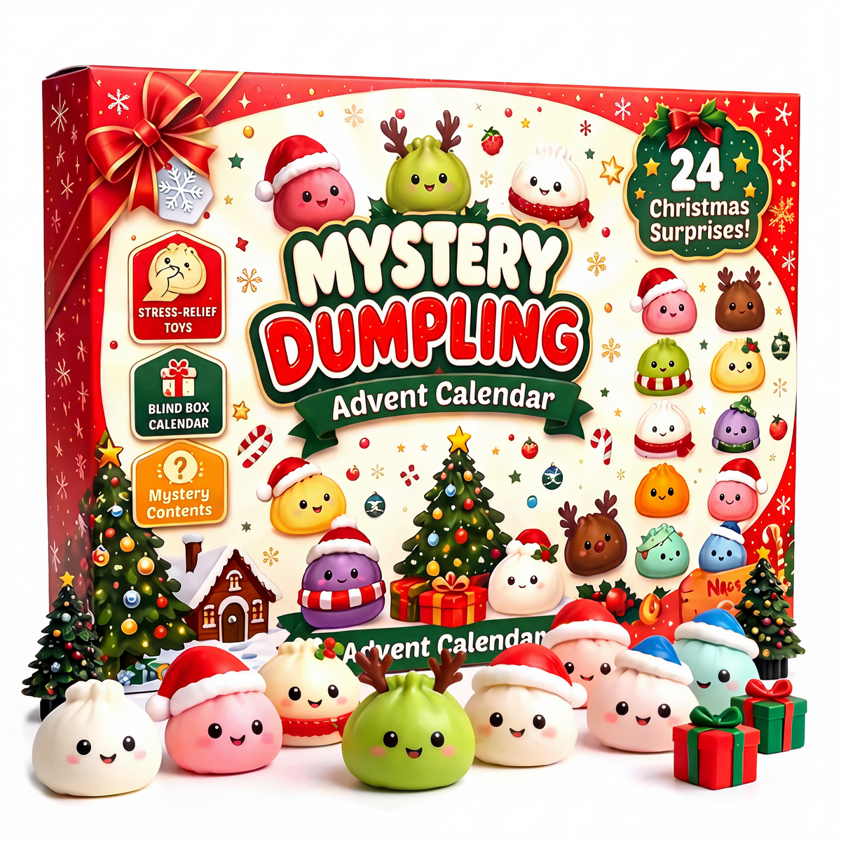 Mystery Dumpling Advent Calendar – 24 Squishy Surprises